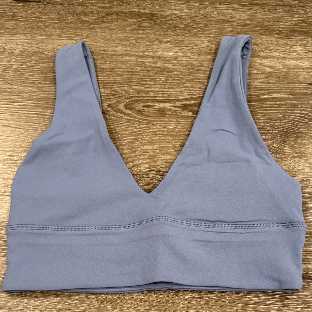 Lululemon Align Light Blue V-Neck Bralette